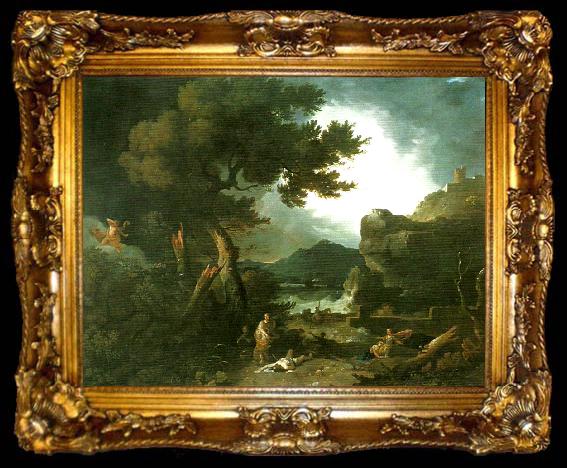 framed  Richard Wilson the destruction of the children of niobe, ta009-2